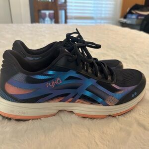 Ryka Women's Blue and Pink Athletic Shoes SZ 8.5
